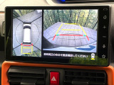 【パノラマモニター】専用のカメラにより、上から見下ろしたような視点で360度クルマの周囲を確認することができます☆死角部分も確認しやすく、狭い場所での切り返しや駐車もスムーズに行えます。