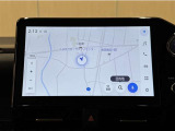 ナビ付きです。目的地を設定すれば、初めての場所でも簡単に行くことが出来ます。