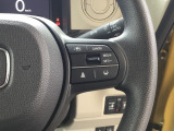 ステアリング右側がクルーズコントロールスイッチです。アクセルペダルを踏まずに一定速走行が出来るので、高速道路での走行がグッと快適になります。