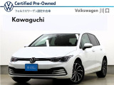 認定中古車 Golf eTSI Active  Platinum Edition ピュアホワイト ワンオーナー 禁煙車 純正ナビ ETC バックカメラ LEDヘッドライト 純正前後ドライブレコーダー
