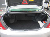 トランクルームも広々でしっかり荷物も入ります。