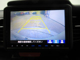 バックカメラの画像です。ガイドラインがスムースな車庫入れをサポートいたします!車庫入れの安心感がアップしますね☆