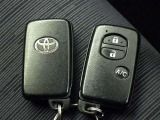 鍵がポケットの中でもドア開閉・エンジンスタートが可能な便利なスマートキーです!