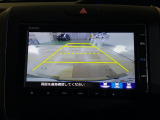 バックカメラの画像です。ガイドラインがスムースな車庫入れをサポートいたします!車庫入れの安心感がアップしますね☆
