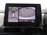 【アラウンドビューモニター】まるで車を空から見たような映像が映るので車両周辺の安全確認も一目でできます!小さなお子様や障害物も確認できるので、運転のし易さだけではなく事故防止にも役立ちます♪