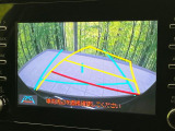 【バックカメラ】駐車時に後方がリアルタイム映像で確認できます。大型商業施設や立体駐車場での駐車時や、夜間のバック時に大活躍!運転スキルに関わらず、今や必須となった装備のひとつです!