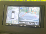 【アラウンドビューモニター】専用のカメラにより、上から見下ろしたような視点で360度クルマの周囲を確認することができます☆縦列駐車や幅寄せ時に活躍してくれます♪
