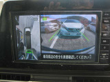 上から見下ろすようにピッタリ駐車、アラウンドビュ-モニタ-!