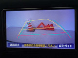 バックガイドモニターを装備しています、車庫入れもラクラクです。