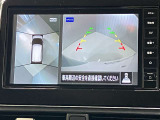 【アラウンドビューモニター】車を上から見下ろしているかのような映像で周囲の状況がひと目で確認、狭い駐車場に駐車するときも安心です♪♪障害物などがあると警告音がなりますので安心して駐車が出来ます★