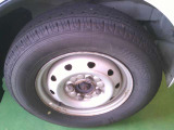 ★丈夫な純正12インチスチールホイール★タイヤサイズは145/80R12-80/78N-LTです!