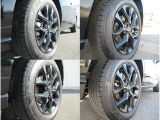 【外装】純正アルミホイール、タイヤ残り溝およそ6mmです。