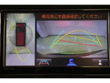 ハンドル操作にあわせてガイドラインが変化するバックガイドモニター搭載。全方位、フロント、左右側面モニターも搭載しているので、周囲の状況を確認しながら駐車出来ます。慣れない場所でも心強いですよ。