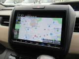 日産純正カーナビゲーション・大画面表示で地図も見やすく、初めての道もこれがあれば安心ですね。