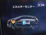 バッテリーの充電状況や充電時間の目安が一目瞭然!メーター内で確認が出来ます。