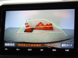 バックガイドモニターを装備しています、車庫入れもラクラクです。