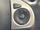 【クルーズコントロール】高速道路もラクラク走行。アクセルを離しても一定速度で走行ができ、長距離運転時の負担を軽減!加速・減速も簡単なスイッチ操作で調整できます。