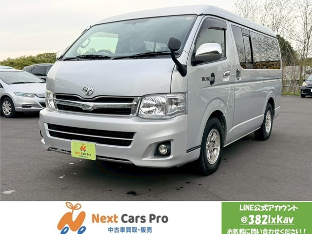 ハイエース 2.7 GL ロング ミドルルーフ 社外シフトノブ 社外15インチアルミ ETC