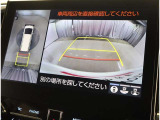 パノラミックビューモニター装備!トップビュー&フロントビュー・車両に取り付けたフロントとサイドとバックのカメラ映像を合成して画面上に表示させることで、低速時の運転を補助する装置です。