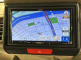 社外ナビ搭載です。知らない道も安心ですね!