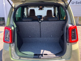 荷室はお荷物が十分に積み込める広さがあります。