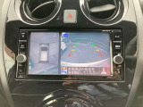 アラウンドビューモニターです☆車の前後左右にカメラがついており駐車時には上から車を見たような画面が見れますので、4方向の状況を確認することができる便利な機能です☆