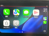 ●Apple Car Play:スマホとの有線接続で、ナビ・オーディオ再生などスマホのアプリ機能が画面でも使える便利機能です!