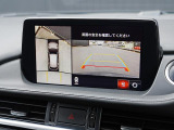 360&deg;ビューモニターを搭載しています。コーナーセンサーと合せてお使いいただくことで、安全、安心にお車の取り回しを行っていただけます。