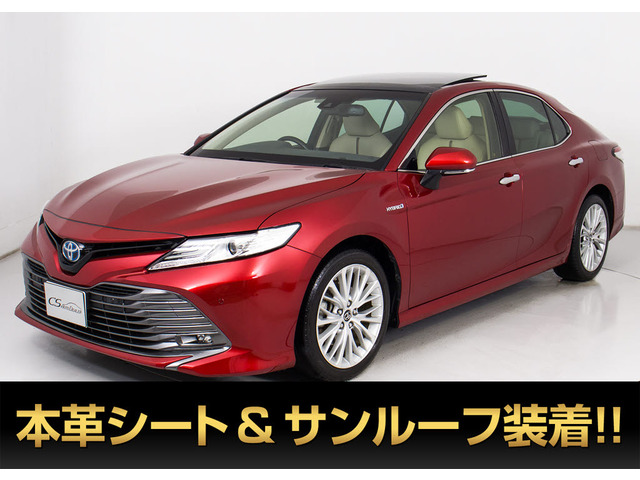 カムリ 2.5 G レザーパッケージ 禁煙 サンルーフ BSM クリソナ 新品タイヤ