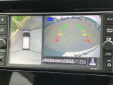 インテリジェント アラウンドビューモニター(移動物 検知機能付)空から見下ろしているかのような映像をディスプレイに映し出し、スムースな駐車をサポートします。