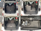 ☆リヤシートを倒すと、こんなに広い空間が出来ました。大きい荷物もらくらくに入ります。