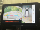 【パノラミックビューモニター】専用のカメラにより、上から見下ろしたような視点で360度クルマの周囲を確認することができます☆縦列駐車や幅寄せ時に活躍してくれます♪