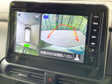 【アラウンドビューモニター】専用のカメラにより、上から見下ろしたような視点で360度クルマの周囲を確認することができます☆死角部分も確認しやすく、狭い場所での切り返しや駐車もスムーズに行えます。