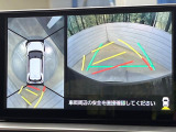 【パノラミックビューモニター】専用のカメラにより、上から見下ろしたような視点で360度クルマの周囲を確認することができます☆死角部分も確認しやすく、狭い場所での切り返しや駐車もスムーズに行えます。