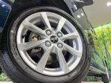 【純正14インチアルミホイール】外観にマッチした純正アルミホイールを装着しております。各種社外アルミホイールや、スタッドレスタイヤも取扱いしております。是非ご相談ください♪
