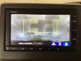 バックカメラの画像です。ガイドラインがスムースな車庫入れをサポートいたします!車庫入れの安心感がアップしますね☆