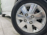 【純正13インチアルミホイール】外観にマッチした純正アルミホイールを装着しております。各種社外アルミホイールや、スタッドレスタイヤも取扱いしております。是非ご相談ください♪