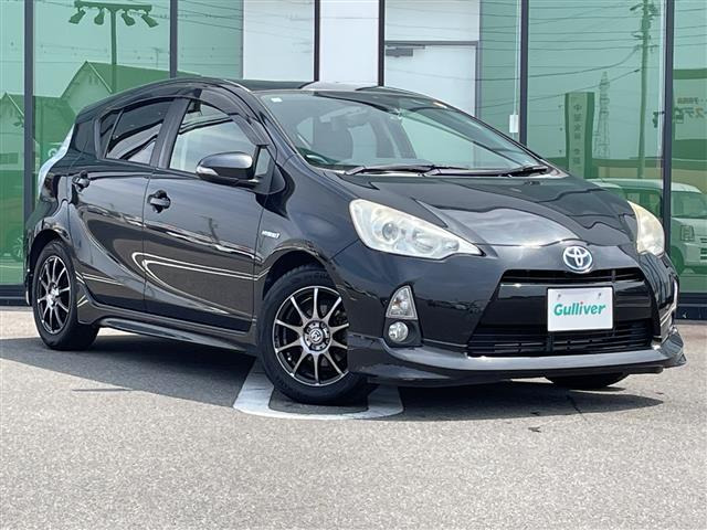 アクア 1.5 G ブラックソフトレザーセレクション 本革シート 修復歴無し