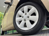 【純正14インチアルミホイール】外観にマッチした純正アルミホイールを装着しております。各種社外アルミホイールや、スタッドレスタイヤも取扱いしております。是非ご相談ください♪