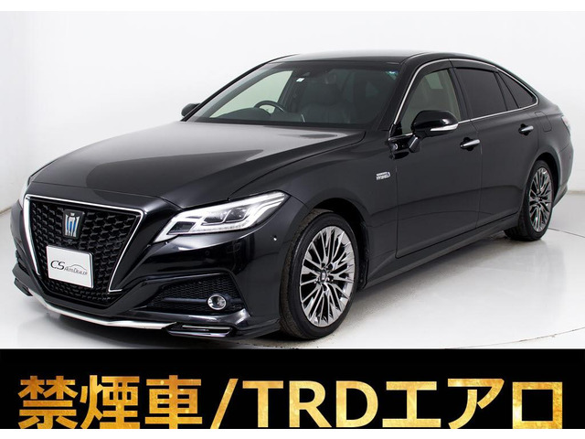 クラウン ハイブリッド 3.5 G エグゼクティブ 黒革 TRDエアロ セーフティP