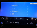 【Bluetooth機能付き】・・・ハンズフリー機能とスマートフォンにインストール済の音楽を聴くことができます。