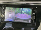 【アラウンドビューモニター】専用のカメラにより、上から見下ろしたような視点で360度クルマの周囲を確認することができます☆死角部分も確認しやすく、狭い場所での切り返しや駐車もスムーズに行えます。