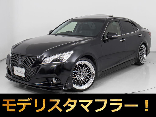 クラウンアスリート ハイブリッド 2.5 G SR 黒革 新品20AWモデマフラ