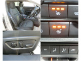 運転席には電動パワーシート搭載!また1つのキーごとシート位置を記憶できるメモリー機能付き!またシートヒーターも搭載!