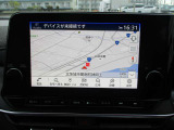9インチの大画面で見やすく、使いやすいナビゲーションです。
