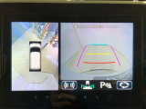 リアカメラ付で、後方をナビ画面で確認。車庫入れも安心です。もちろん、バックギアと連動しています。