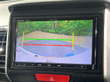 【バックカメラ】駐車時に後方がリアルタイム映像で確認できます。大型商業施設や立体駐車場での駐車時や、夜間のバック時に大活躍!運転スキルに関わらず、今や必須となった装備のひとつです!