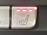 ●フロントシートヒーティング:運転席・助手席共に三段階で調節が可能なシートヒーターを装備しております。季節を問わず快適にご使用いただけます。