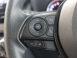 ステアリングスイッチ付き。前方から目を離すことなく操作することが可能です。