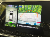 【アラウンドビューモニター】専用のカメラにより、上から見下ろしたような視点で360度クルマの周囲を確認することができます☆死角部分も確認しやすく、狭い場所での切り返しや駐車もスムーズに行えます。